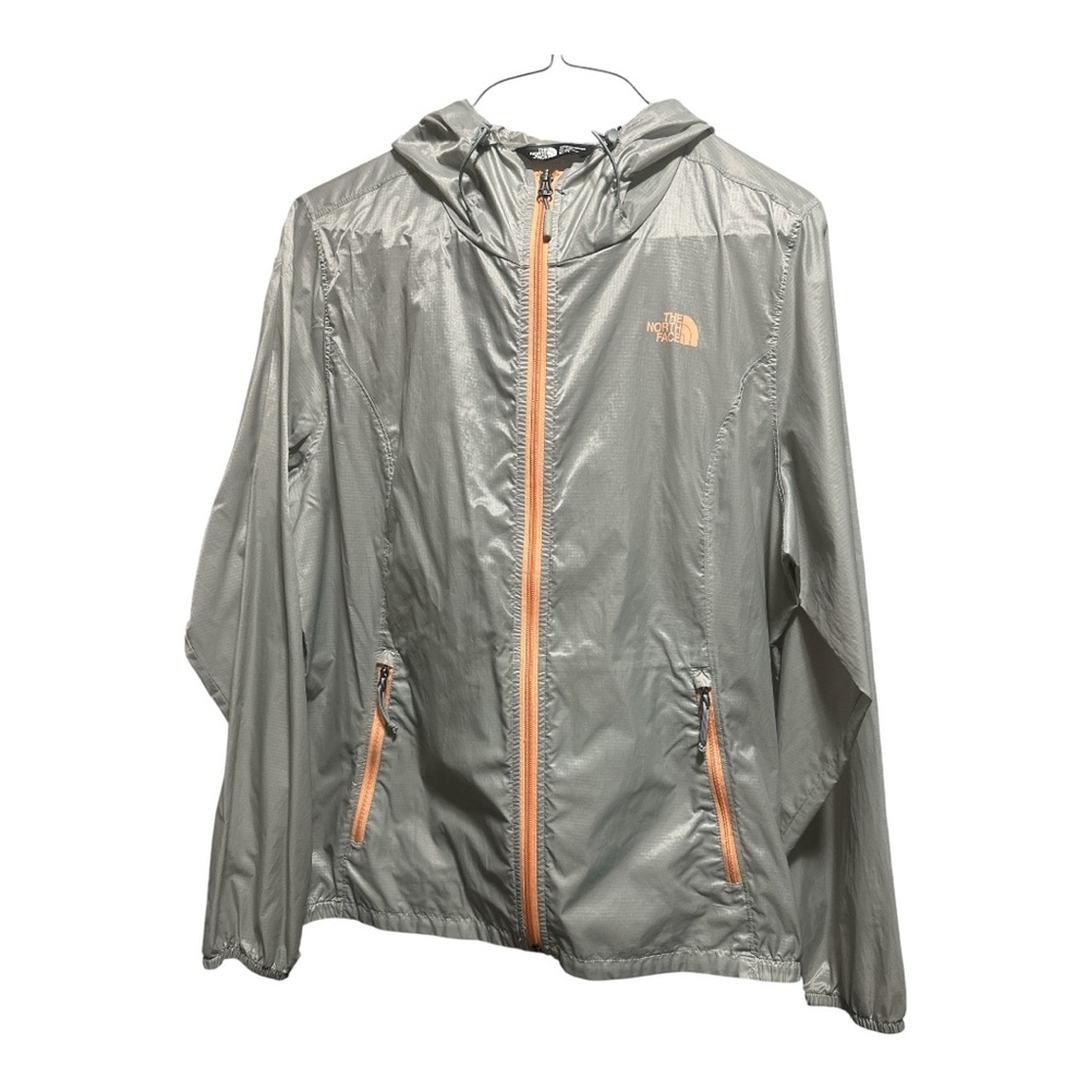 The North Face Gray Jacket with Tan Logo NWOT